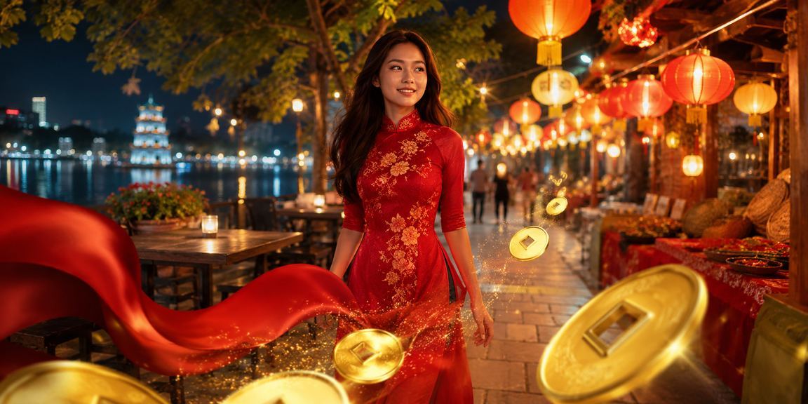 Người dùng Hà Nội nhận thưởng VIP trong quán cà phê phong cách Hà Nội